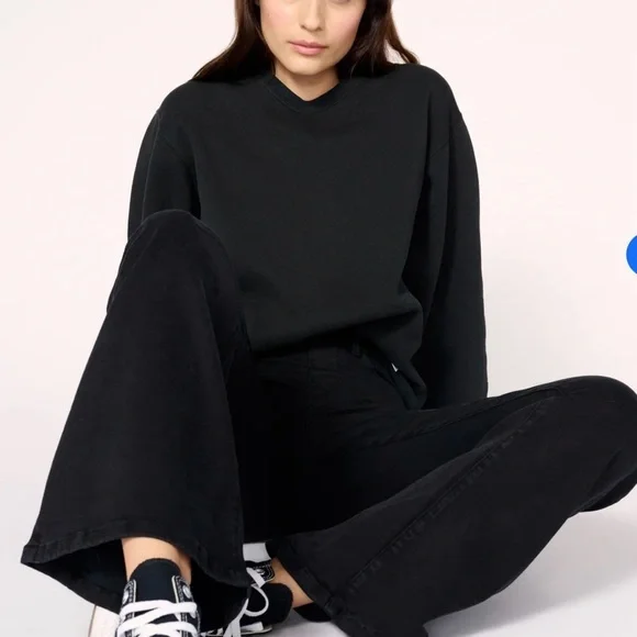 Warp + Weft Women’s DBX Black Pull On Flare Jeans size 00/24/XXS - Picture 7 of 12